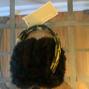 MICHAEL Michael Kori faux fur earmuffs